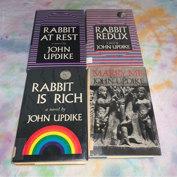 John Updike Book Lot Rabbit Redux Rabbit At Rest Rabbit Is Rich Marry Me - Picture 1 of 14